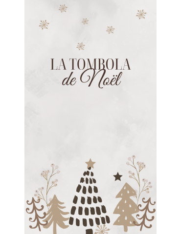 Ticket - Tombola de Noël
