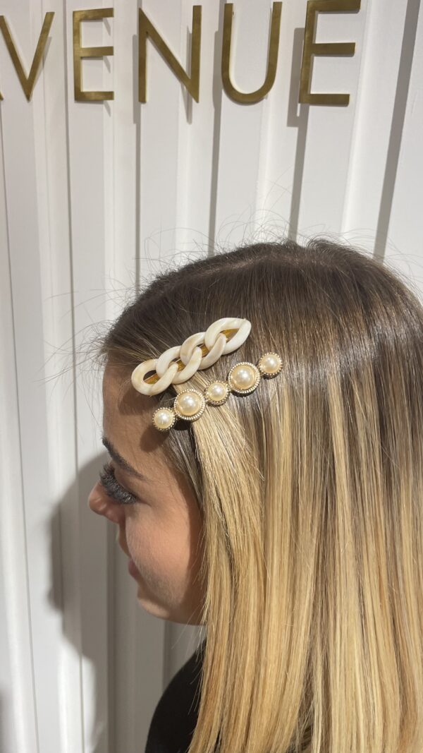 Barrettes ivoire | L.Avenue