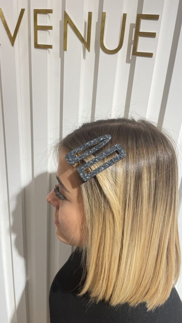 Barrettes noir à paillettes | L.Avenue